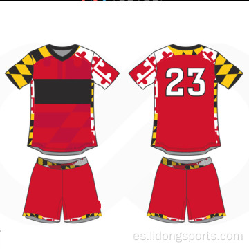Sublimación personalizado de fútbol jersey al por mayor equipo de equipo